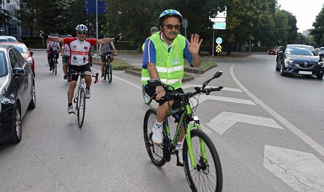 Kocaeli İzmit'te 'Kurtuluş'a pedal