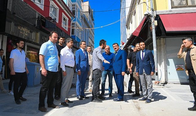Malatya'da Kuyumcular Çarşısı'nda sağlıklaştırma çalışmaları