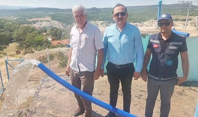 Manisa Kıranköy'de  su sorunu tarihe karıştı