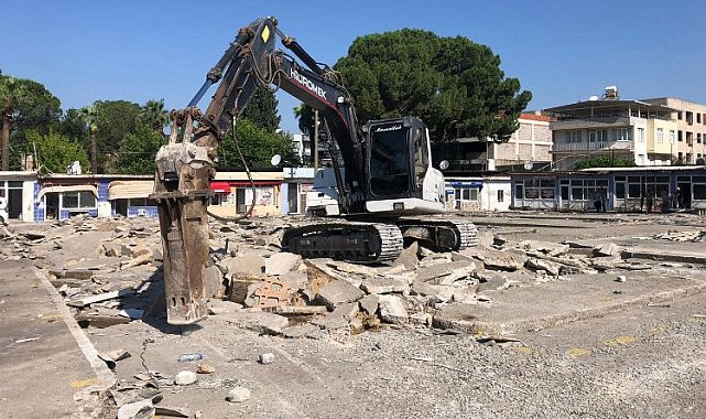 Muğla Milas'ta Selimiye Pazaryeri yenileniyor