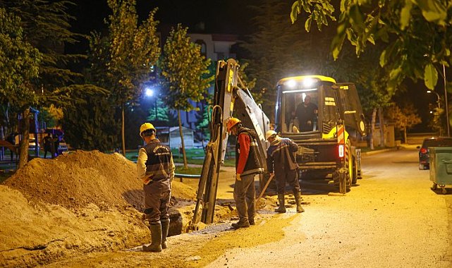 Nevşehir Belediyesi gece gündüz çalışıyor