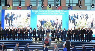 TOBB'dan 70 bin fidan