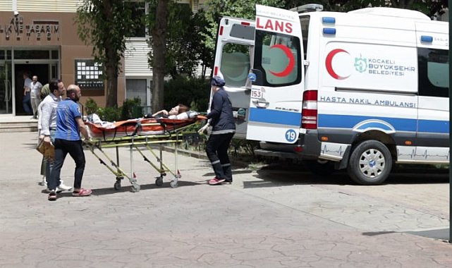 Yatalak durumda sınava ulaştırıldı