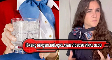 ABD'li Hostesin Uçakta Çay-Kahve-Su İçmeyin Uyarısı