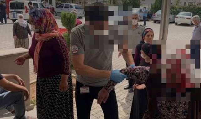 Adıyaman Kahta'da yılanı vurmak isterken yengesini vurdu!