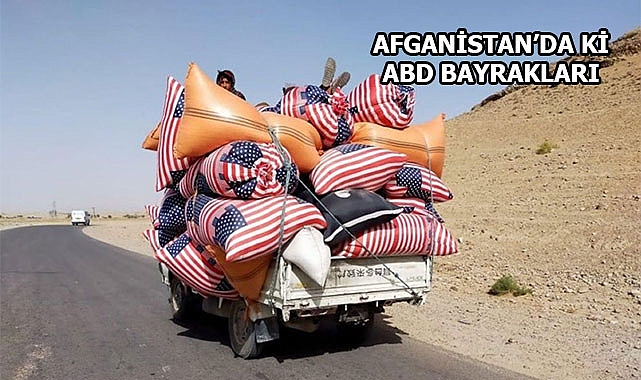 Amerikan Bayrakları Çuval Olarak Kullanılıyor.