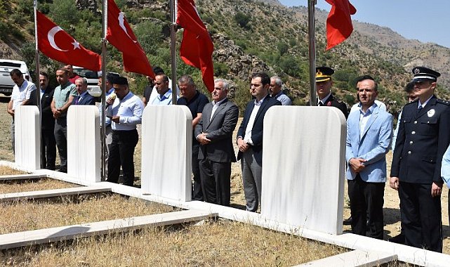 Batman Sason'da şehitlik ziyareti