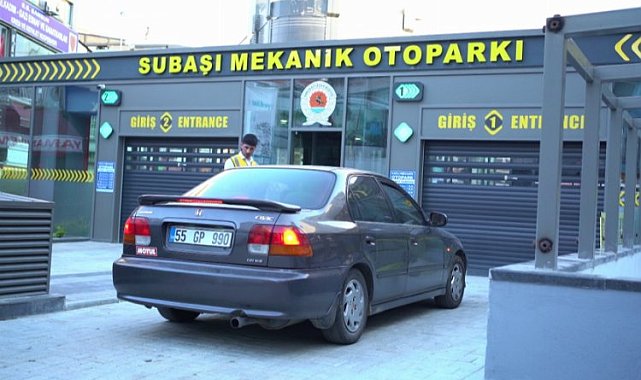 Bu otopark Samsun'a yakıştı