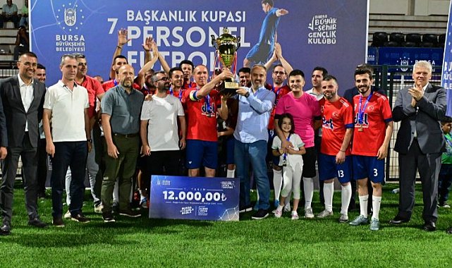 Bursa'da 'Başkanlık Kupası' BUSKİ Bilgi İşlemin
