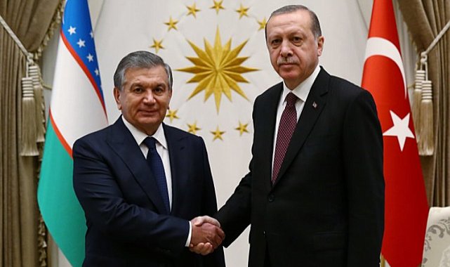 Cumhurbaşkanı Erdoğan Özbek mevkidaşıyla görüştü