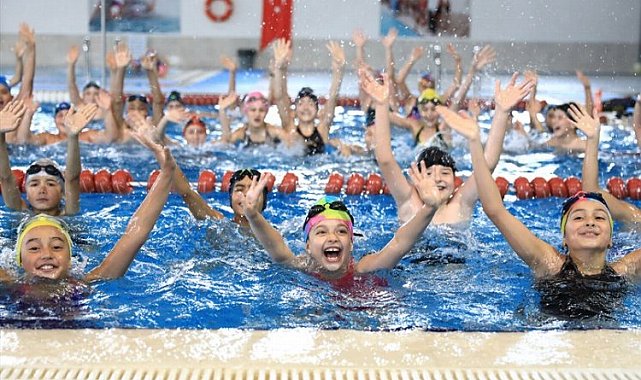 Geleceğin sporcuları bu havuzda yetişiyor