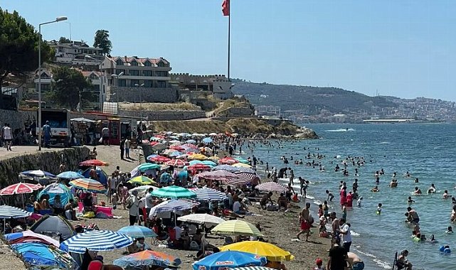Günübirlikçi Bursalılar Mudanya sahillerinde serinledi