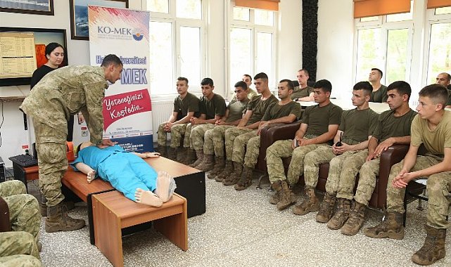 KO-MEK'ten Jandarma'ya ilk yardım eğitimi