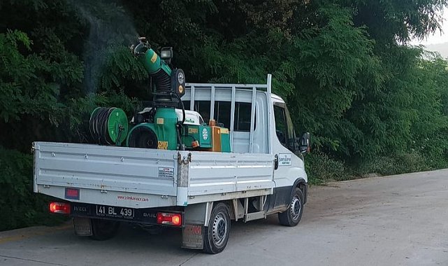 Kocaeli İzmit'te vektörle mücadele sürüyor