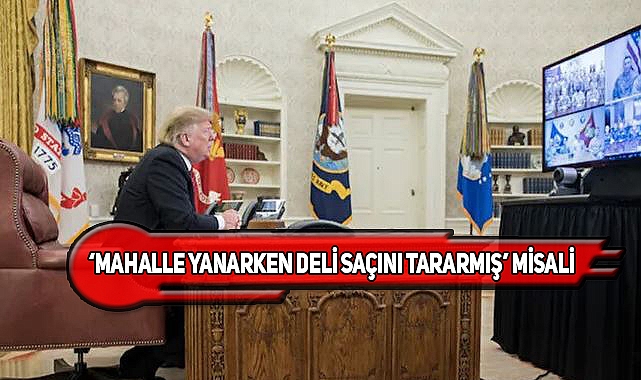 Baskında, Beyaz Saray'ın Yemek Odasında TV İzlemiş