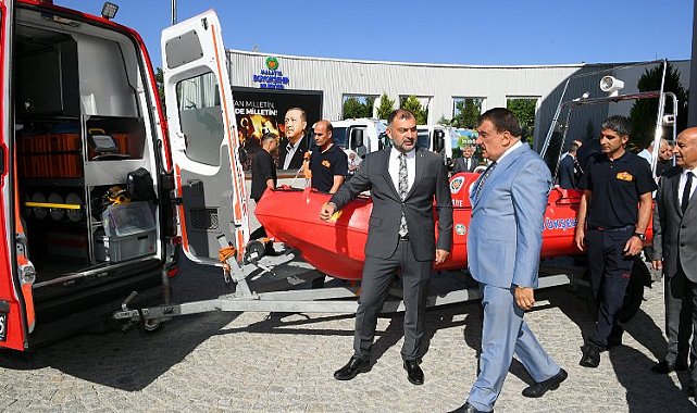 Malatya Büyükşehir'de su altı arama kurtarma timine araç takviyesi