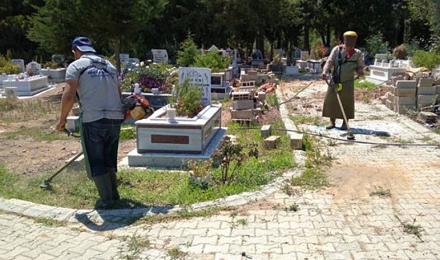 Mezarlıklar bayram ziyaretine hazırlanıyor