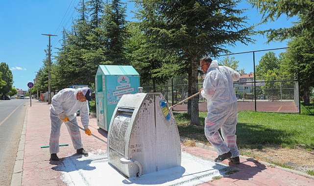 Nevşehir Belediyesi'nden 'konteynır' mesaisi