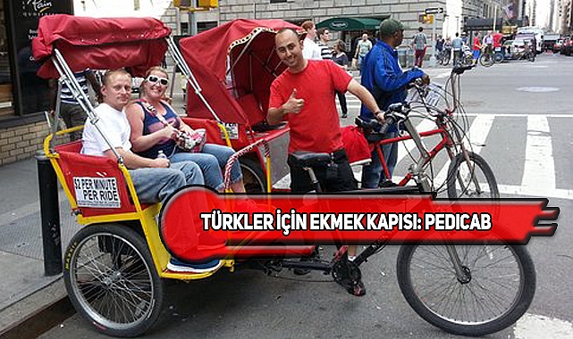 New York'taki Türk Bisiklet Taksiciler