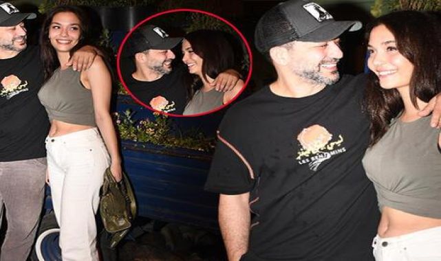 Rıza Kocaoğlu ve Selin Işık'ın romantik gecesi! Aşk dolu bakışları dikkat çekti
