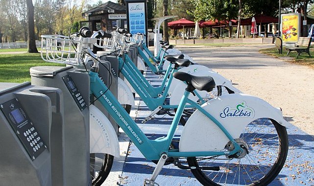 Sakarya'da 15 noktada 110 bisiklet hizmette