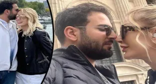 Seda Sayan eşi Çağlar Ökten'in ailesiyle bir arada