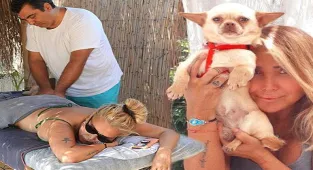 Yonca Evcimik: Kavga eden köpekleri ayırmaya çalışırken düştüm!