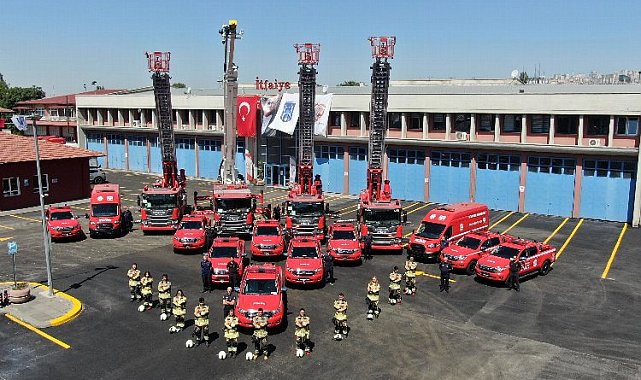 Ankara itfaiyesine araç takviyesi