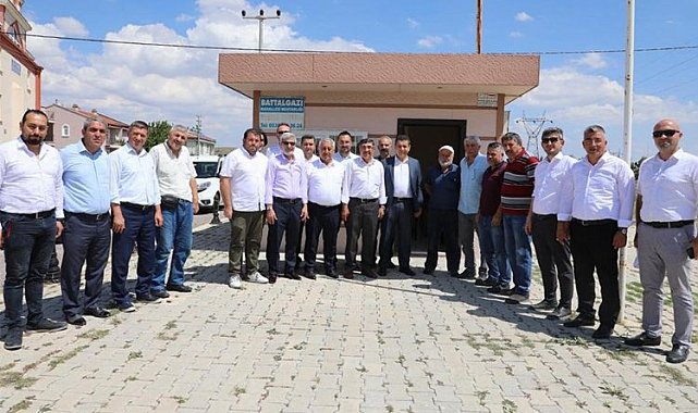 Başkan Zeybek Battalgazi'de