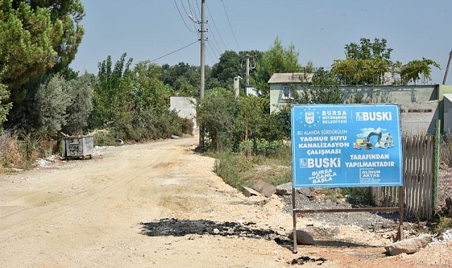 Bursa Gemlik'te altyapıya 'Büyük' hamle