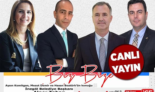 Bursa İnegöl Belediye Başkanı Alper Taban İGF TV'de 'Biz Bize'nin konuğu