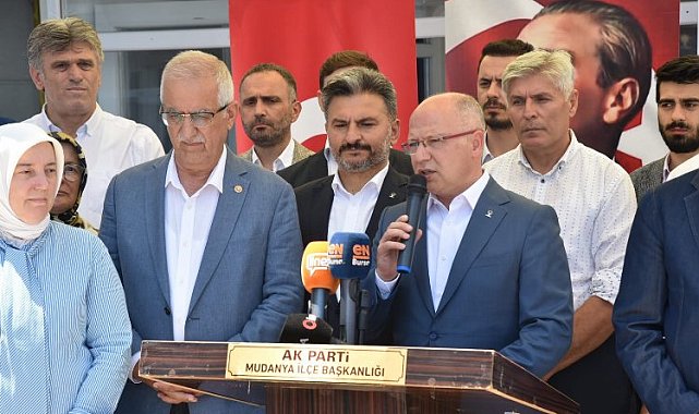 Bursa'da AK Partili kadrolar Mudanya'yı karış karış dolaştı