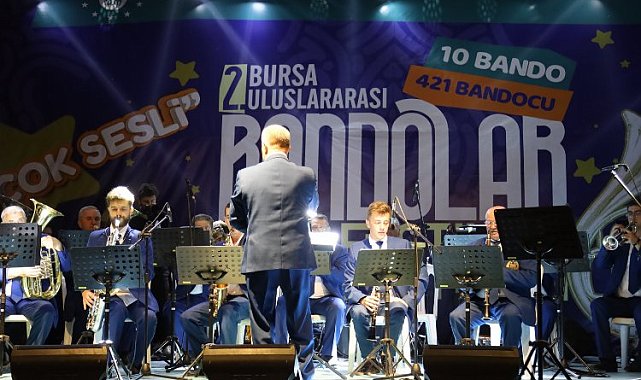 Bursa'da uluslararası bando festivali
