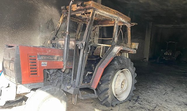 Diyarbakır Çermik'te oto galeride yangın!