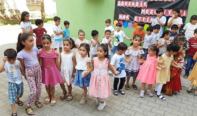Diyarbakır'da miniklerden 'oyun havalı' mezuniyet