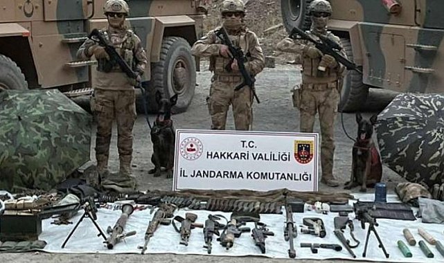 Hakkari'de Eren Abluka-29'da çok sayıda mühimmat ele geçirildi