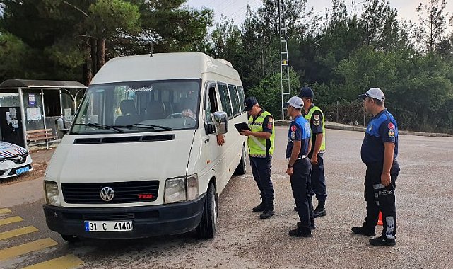 Hatay Zabıtası'ndan Jandarma ile ortak denetim