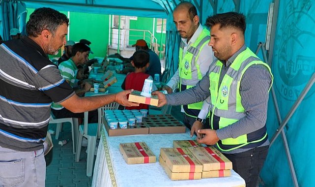 Kayseri Talas'ta çiftçilere kumanya