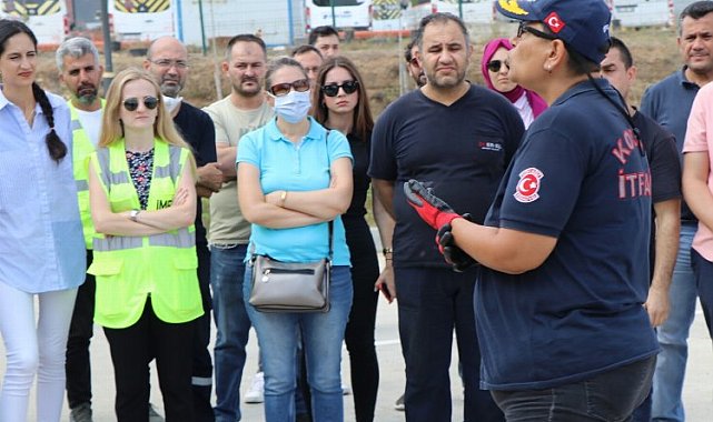 Kocaeli'de İtfaiye ve AFAD'dan ortak tatbikat