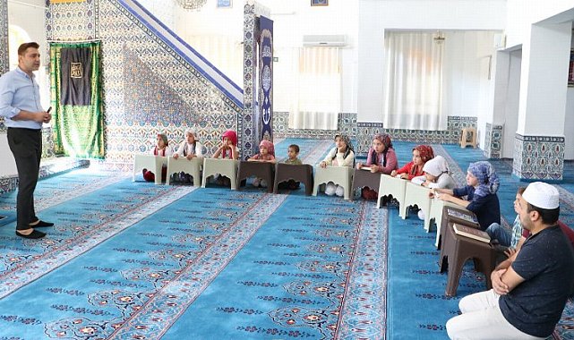 Manisa'da Kur'an kursunda 'su tasarrufu' eğitimi