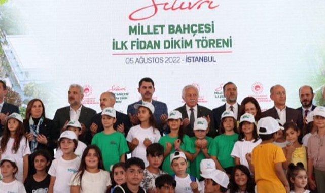 Millet Bahçesi'ne ilk fidan dikildi