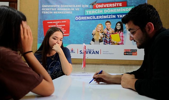 Nevşehir Belediyesi'nin YKS danışmanlığına yoğun ilgi