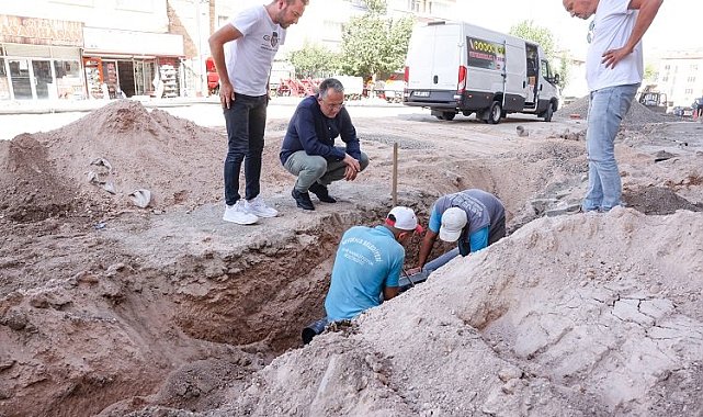Nevşehir'de alt yapı çalışmalar sürüyor