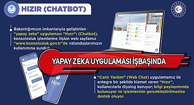 NY Başkonsolosluğu'nda 'Hızır' Chatbot Hizmeti!