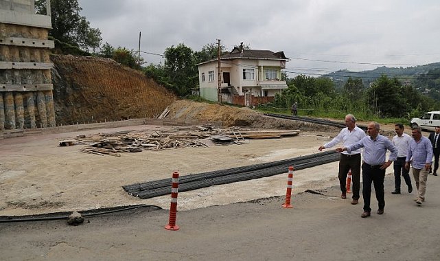Rize Kaplıca Mahallesi'ndeki su deposuna revize