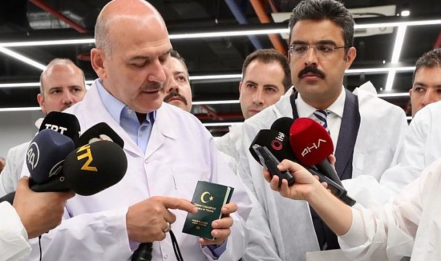 Yerli ve milli pasaportun basımına başlandı