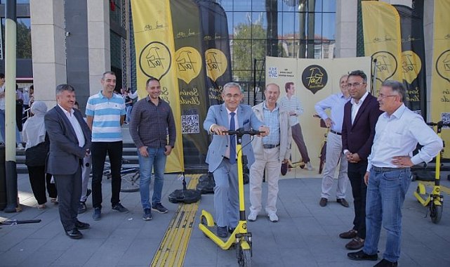 200 e-scooter Kütahya sokaklarında