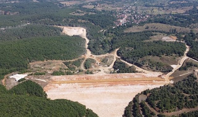 Bilecik Pazaryeri'nde Dereköy Barajı Aralık'ta su tutmaya hazır
