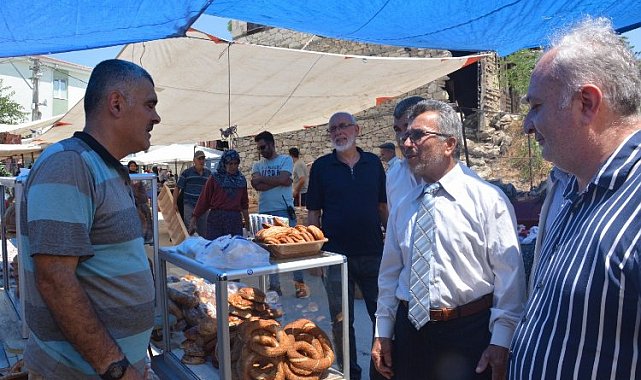Bursa Harmancık'ta pazara 'Saadet' ziyareti