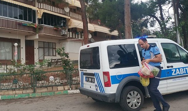 Bursa'da Gemlik Zabıtası'ndan şefkat örneği